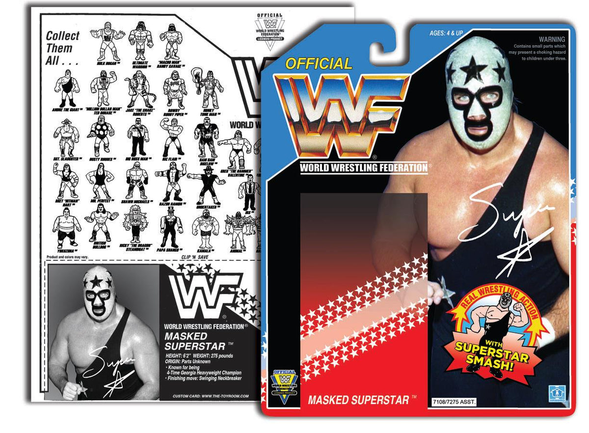 WWF HASBRO- Masked Superstar – The Toyroom Repro & Custom Packaging