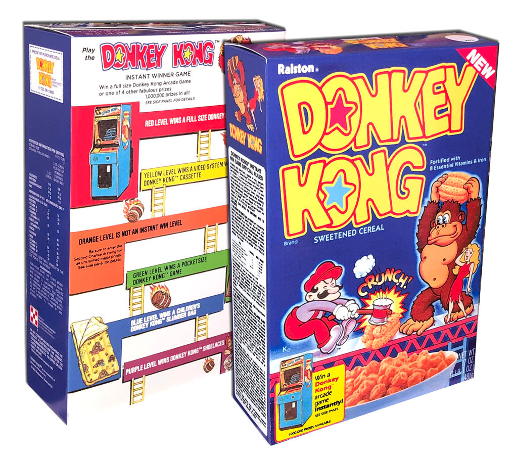 Cereal Box: Donkey Kong