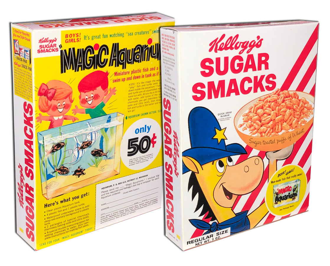 Cereal Box Sugar Smacks (Quick Draw McGraw/Magic Aquarium) The