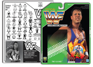 WWF HASBRO- 1-2-3 KID (GREEN)