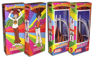 Mego Super Friends Boxes: Wendy & Marvin
