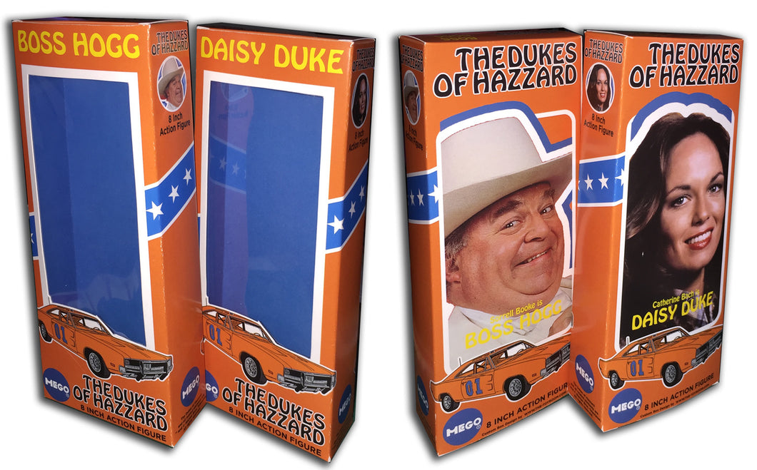Mego Box: Dukes of Hazzard (Boss Hogg & Daisy Duke)