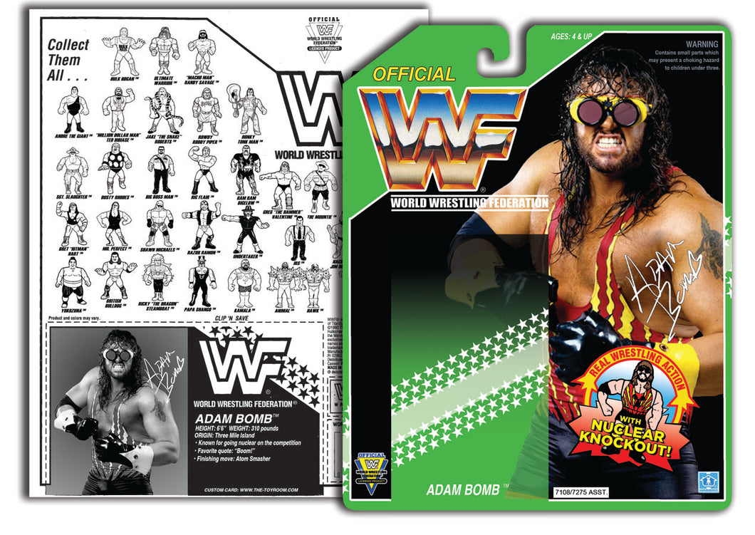 WWF HASBRO- Adam Bomb (GREEN)