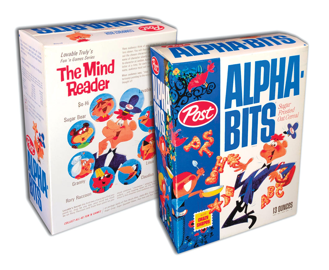 Cereal Box: Alpha Bits (Lovable Truly)