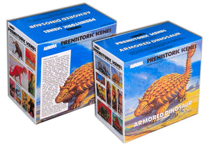 AURORA Model Kit Box: Armored Dinosaur (Prehistoric Scenes)