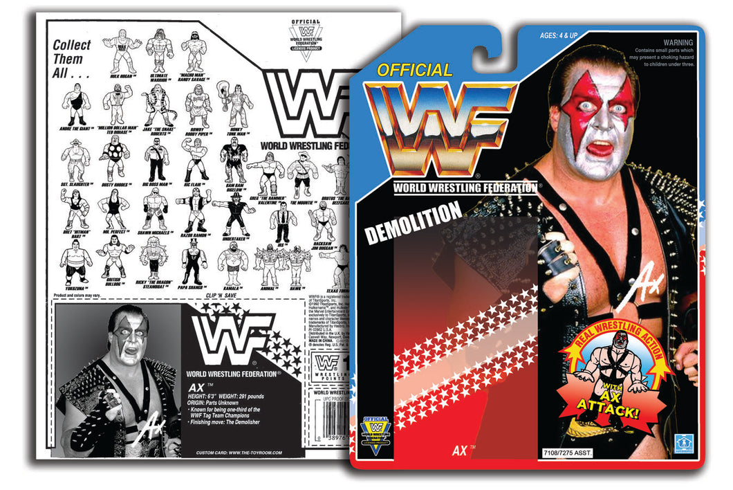 WWF HASBRO- Ax (Demolition)