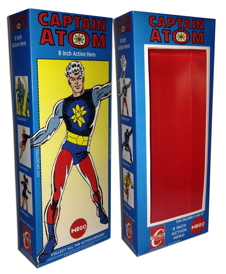Mego Box: Captain Atom (Charlton Blue) – The Toyroom Repro & Custom ...