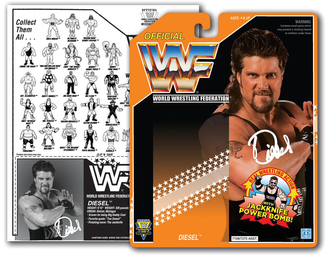 WWF HASBRO- Diesel (ORANGE)