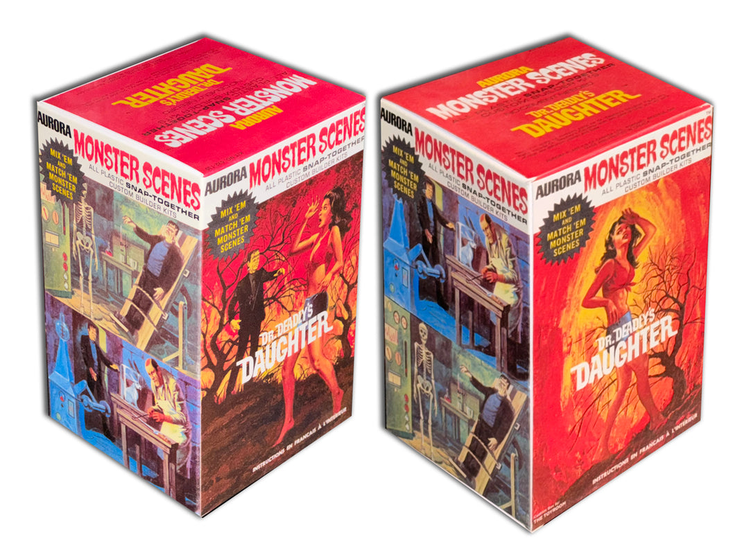 AURORA Model Kit Box: Dr. Deadly's Daughter (Monster Scenes)