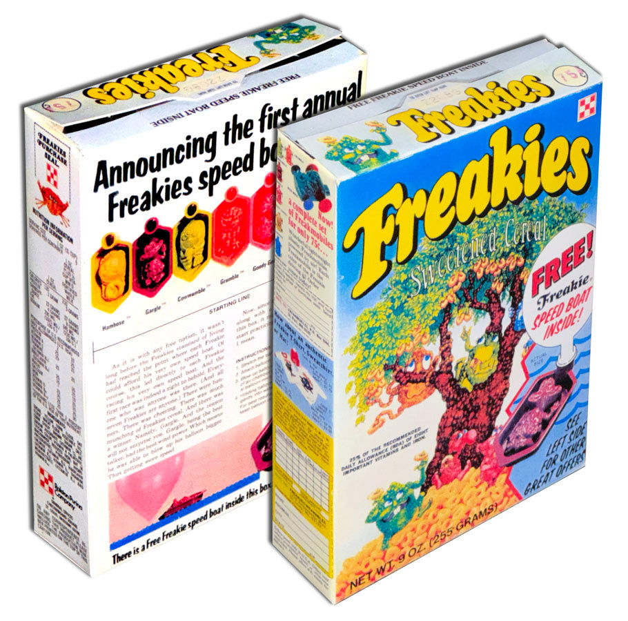 Cereal Box: Freakies (Speed Boat)