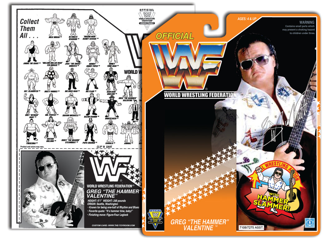WWF HASBRO- Greg Valentine (ORANGE)