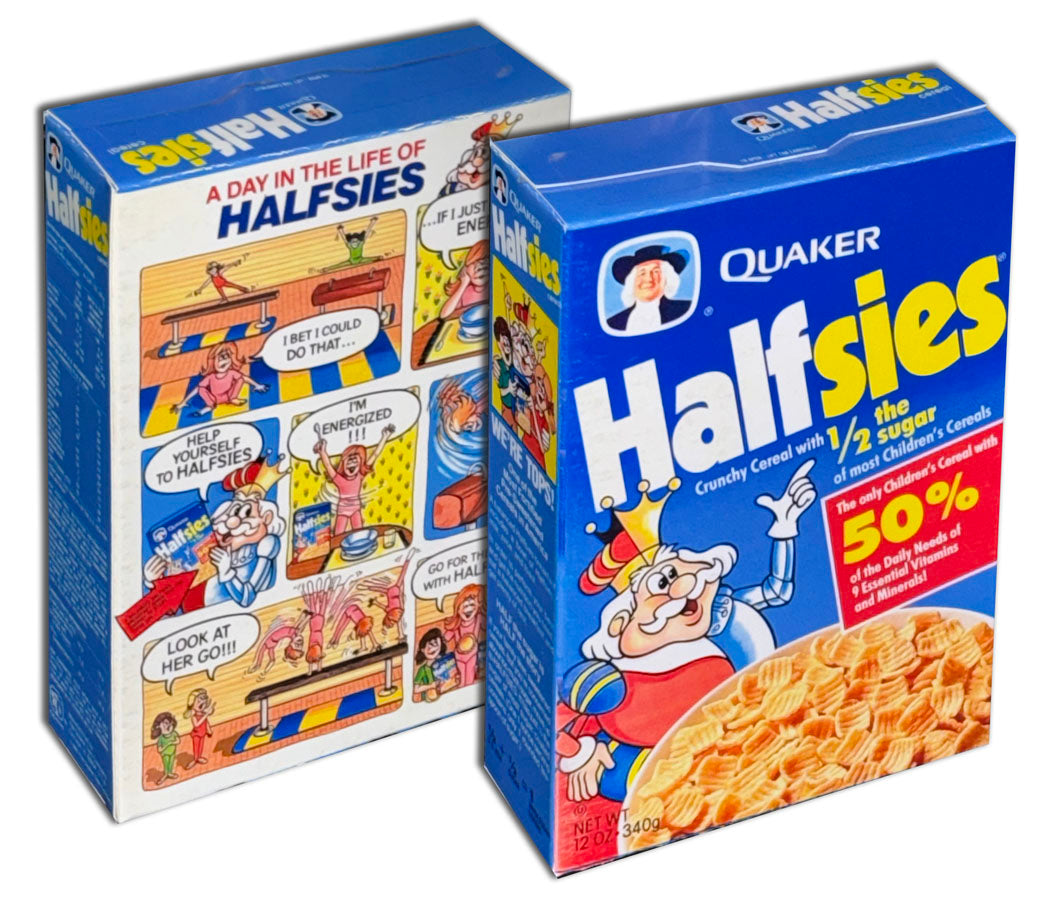 Cereal Box: Halfsies