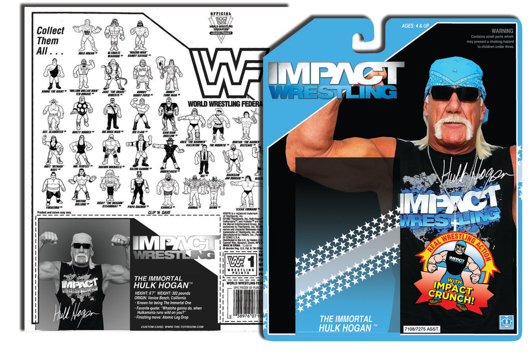 WWF HASBRO- Hulk Hogan (Impact Blue)