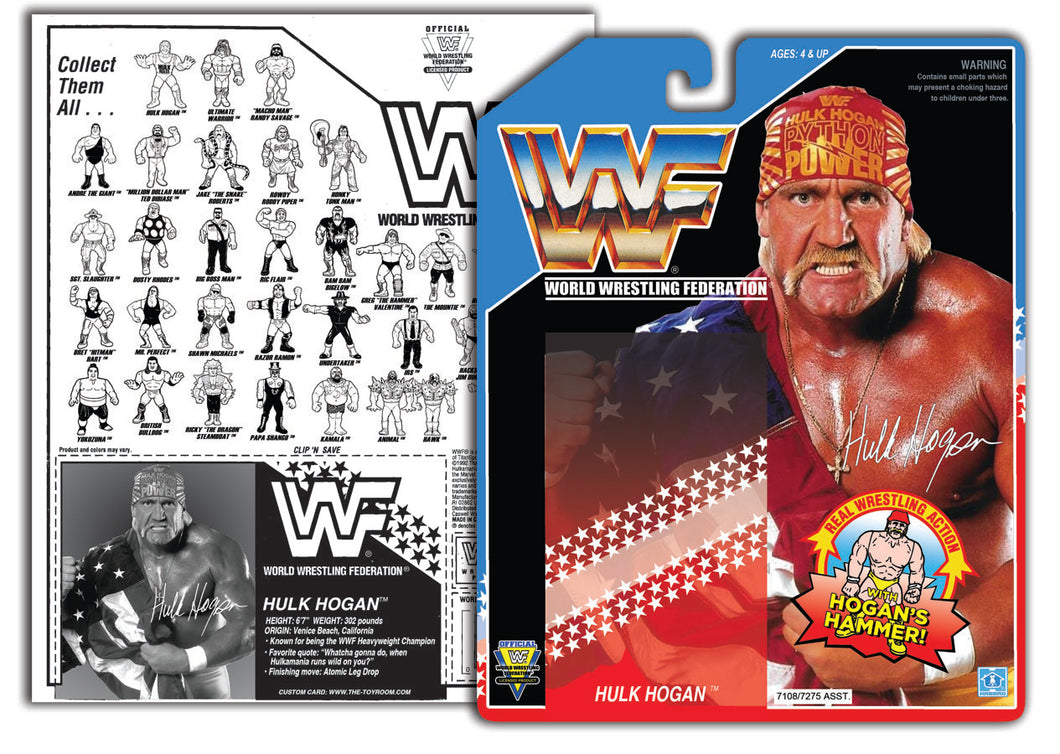 WWF HASBRO- Hulk Hogan (Flag)