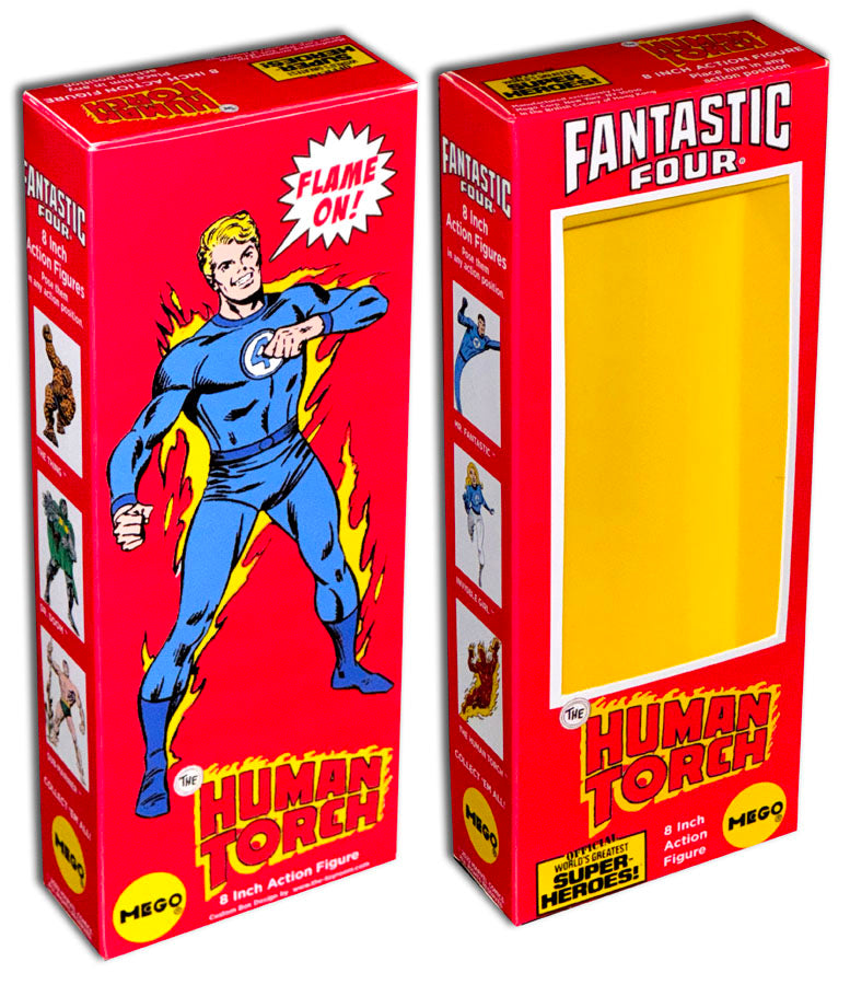 Mego Box: Human Torch (Flame On Johnny Storm)