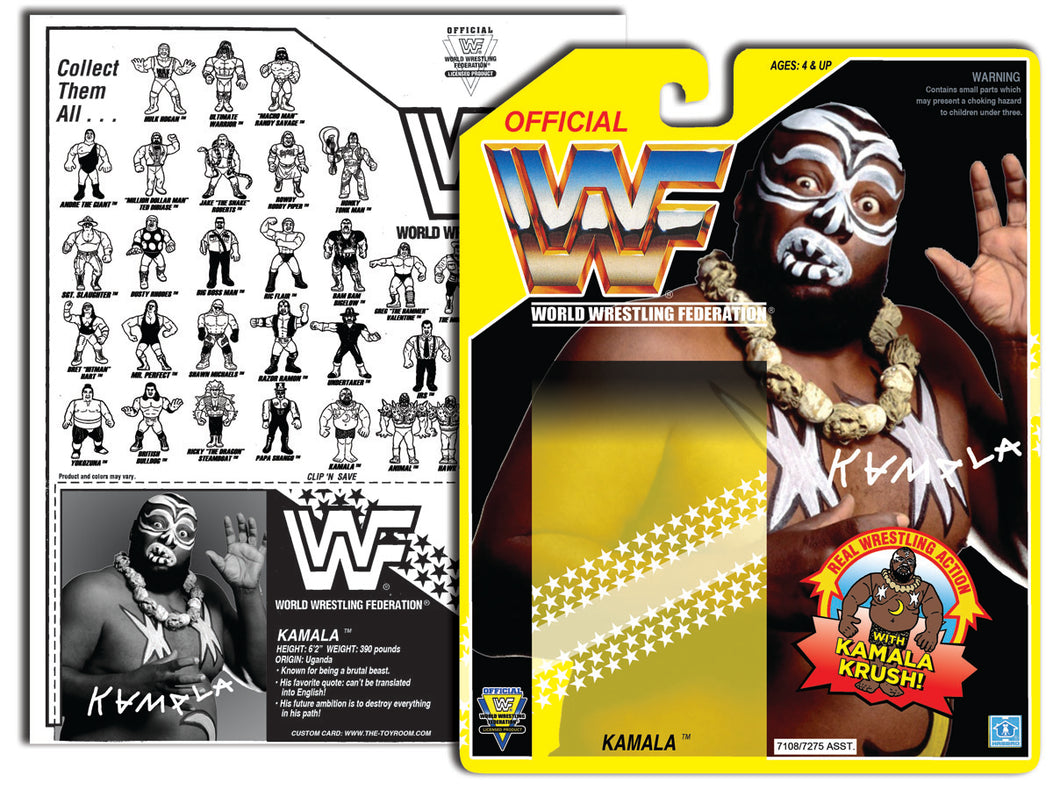 WWF HASBRO- Kamala (YELLOW)