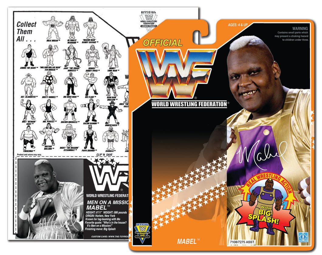 WWF HASBRO- Mabel (ORANGE)