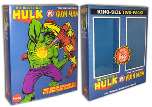 Mego 2-Pack Box: Iron Man vs. The Hulk