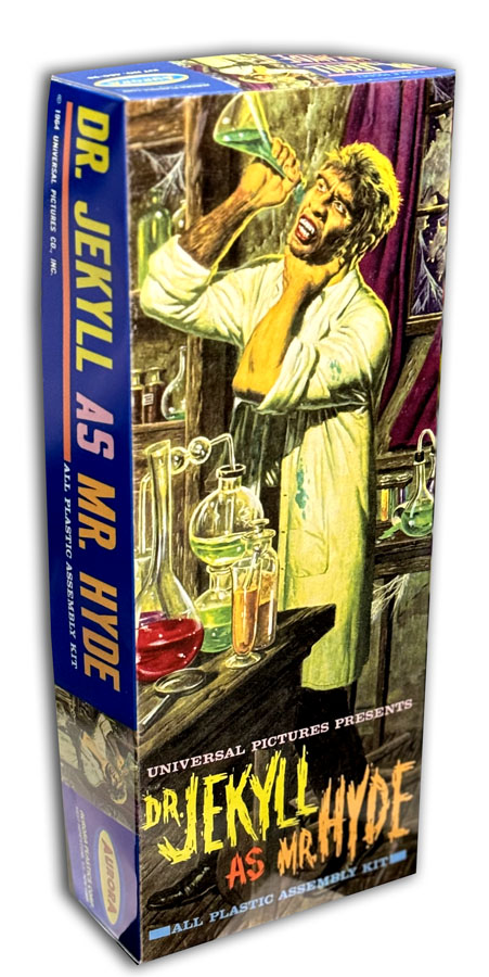 AURORA Model Kit Box: Dr Jekyll as Mr Hyde – The Toyroom Repro