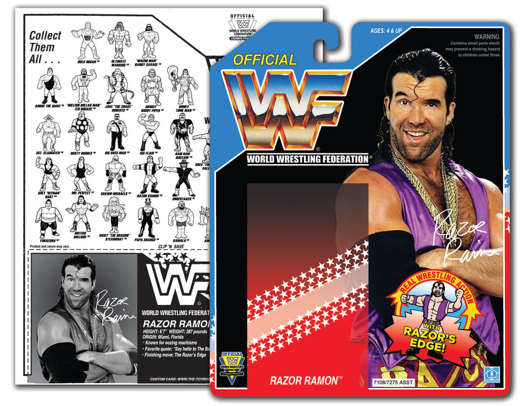 WWF HASBRO- Razor Ramon (Purple)