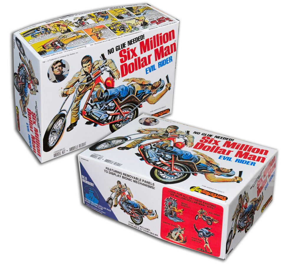 FunDimensions Model Kit Box: Six Million Dollar Man (Evil Rider)