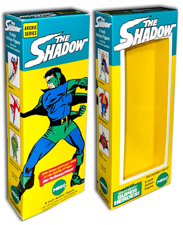 Mego Box: The Shadow (Archie) – The Toyroom Repro & Custom Packaging