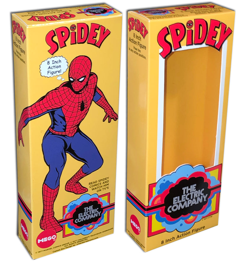 Mego Spider-Man Box: Electric Company Spidey