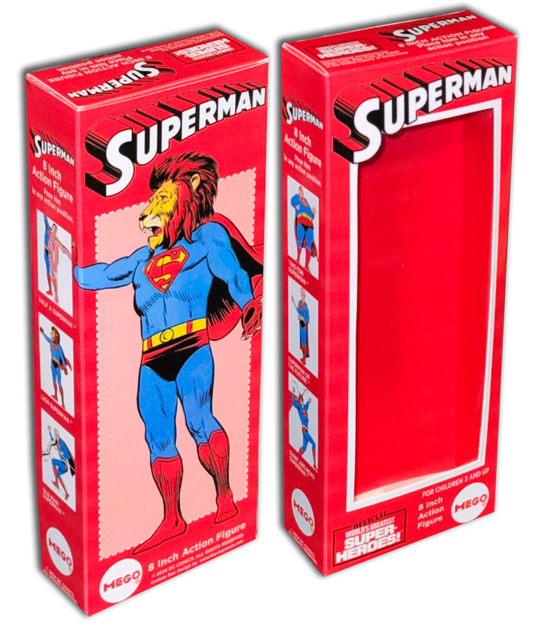 Mego Box: Superman (Red Kryptonite Lion)