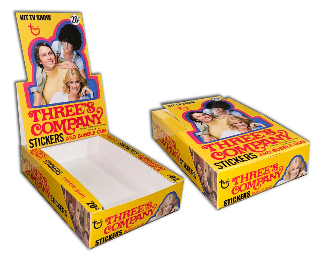 Gum Cards: Three's Company Display Box