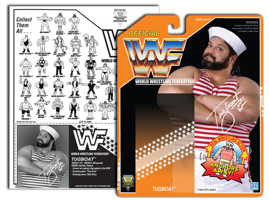 WWF HASBRO- Tugboat (ORANGE)