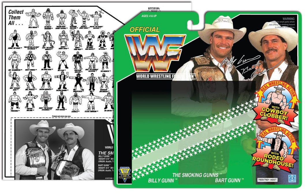 WWF HASBRO DOUBLE- Smokin' Gunns