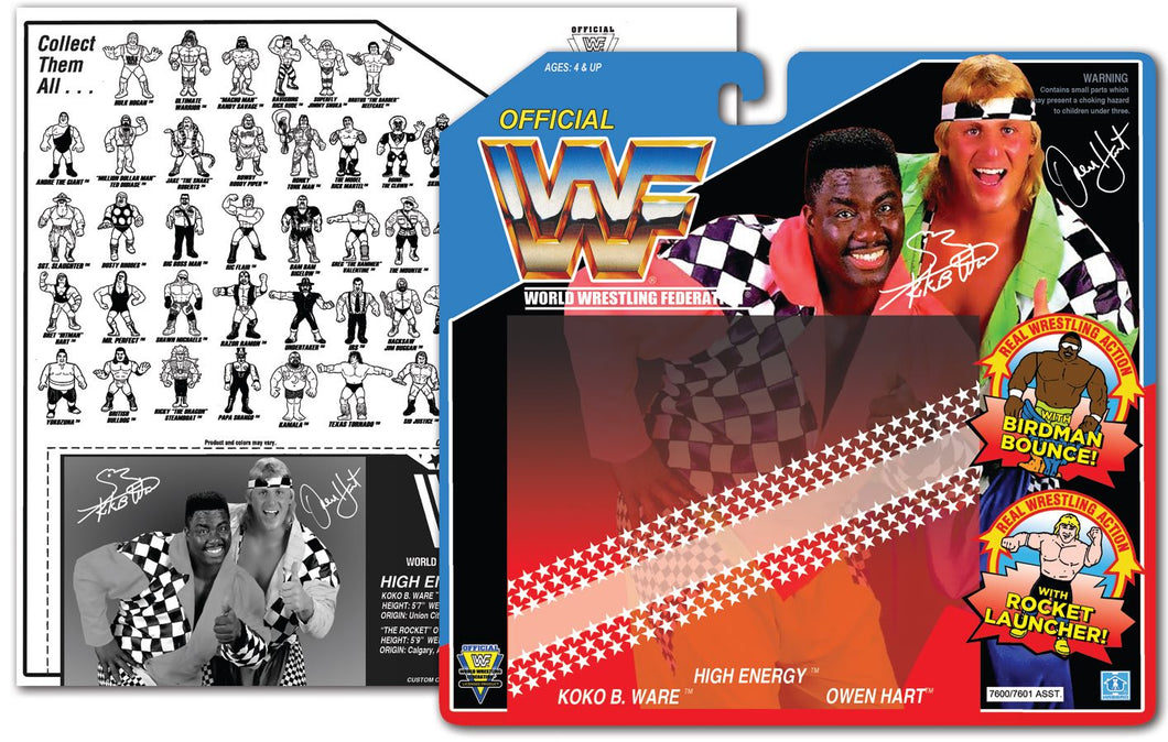 WWF HASBRO DOUBLE- High Energy
