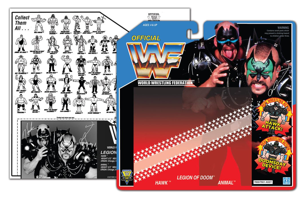 WWF HASBRO DOUBLE- Legion of Doom
