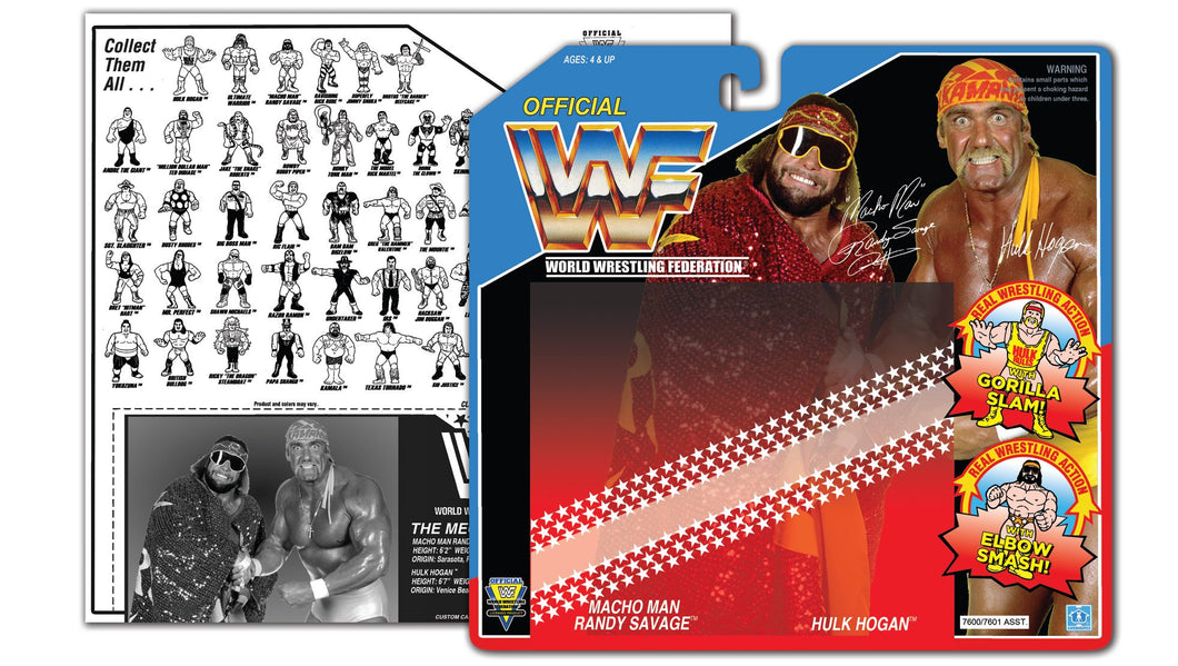 WWF HASBRO DOUBLE- The Mega Powers