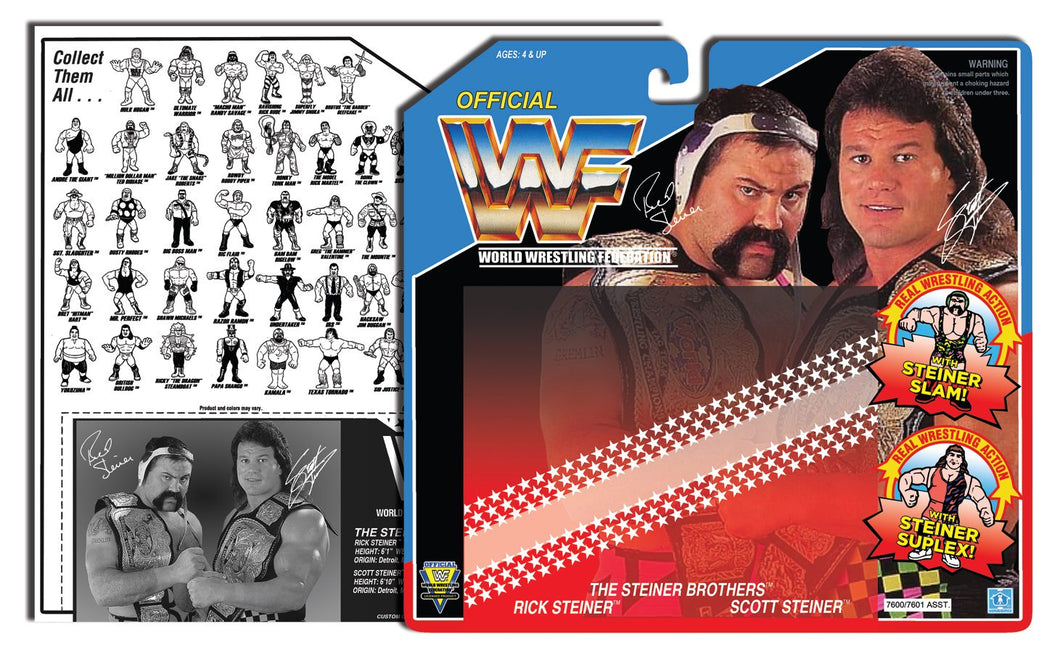 WWF HASBRO DOUBLE- Steiner Brothers