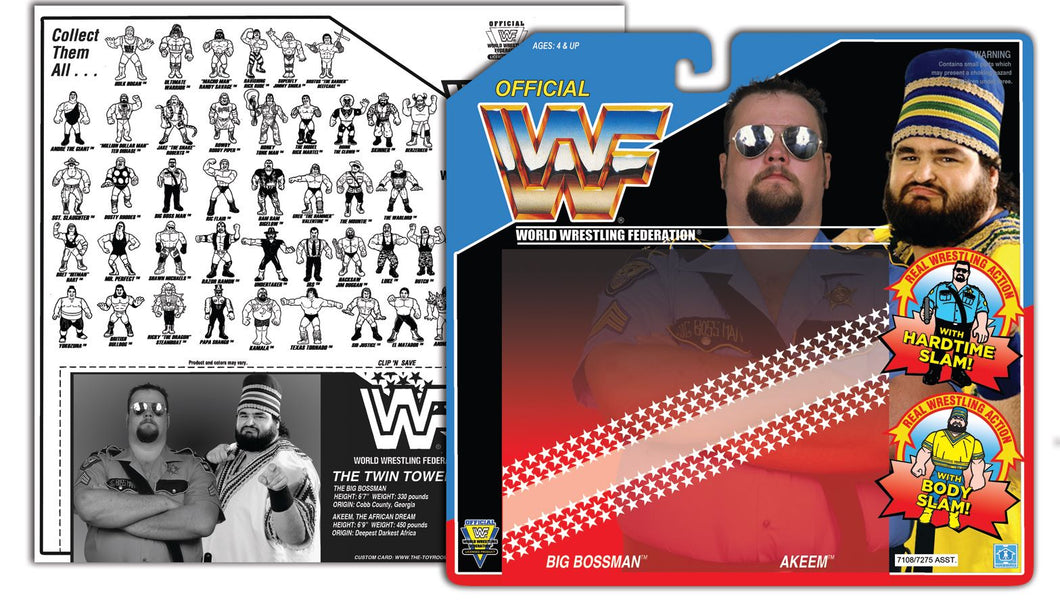 WWF HASBRO DOUBLE- Twin Towers