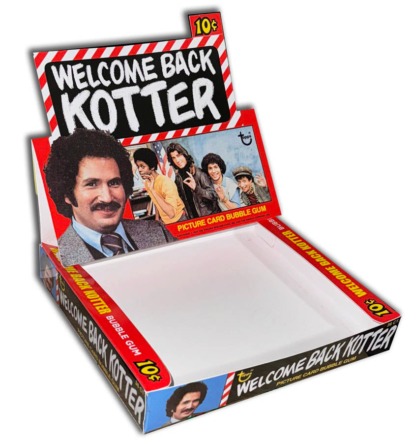 Gum Card Display Box: Welcome Back Kotter