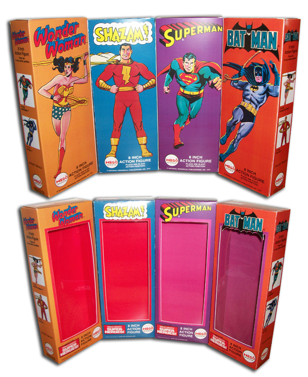 Mego Boxes: Whitman DC Series