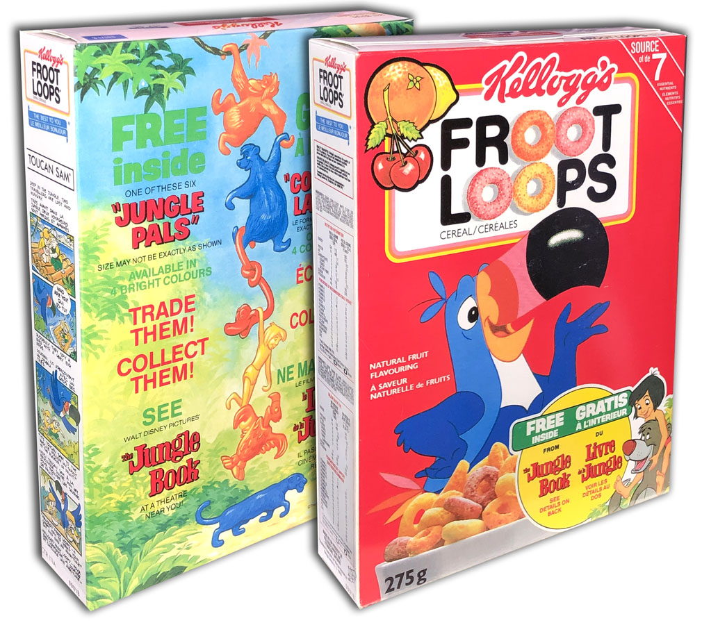 Franey Loop Fruit Loops Cereal Box Sizes