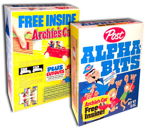 Cereal Box: Alpha Bits (Archie's Car)