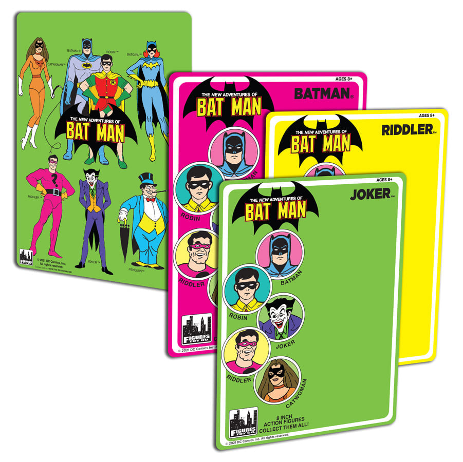 Mego Backer Cards: Filmation Batman