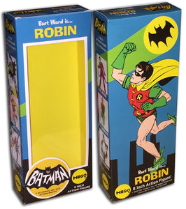 Mego Batman '66 Box: Robin (Style Guide)