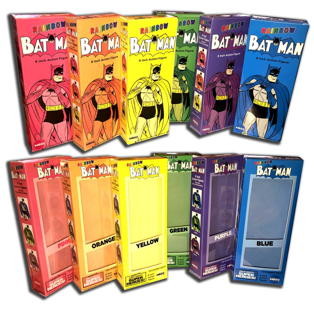Mego Boxes: Batman (Rainbow Colors)