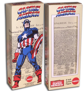 Mego Captain America Box: Declaration