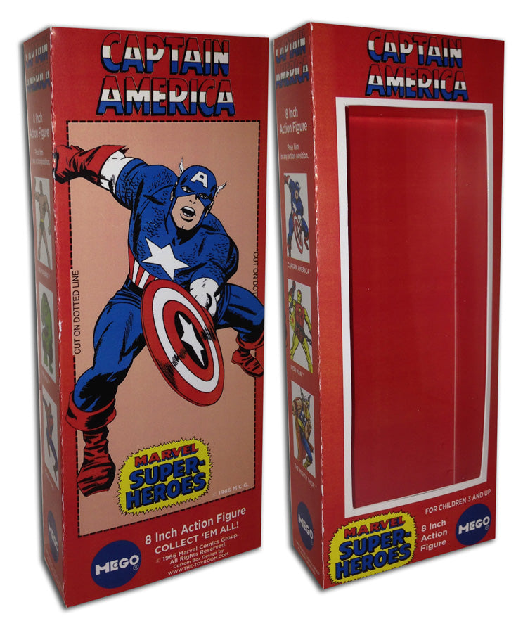 Mego Box: Captain America (Marvel Men)
