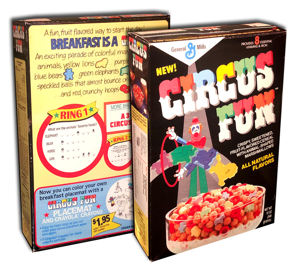 Cereal Box: Circus Fun
