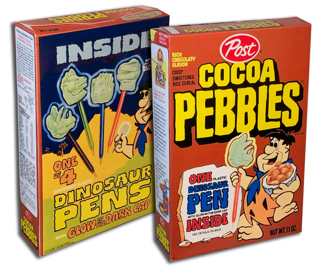 Cereal Box: Cocoa Pebbles (Dinosaur Pen)