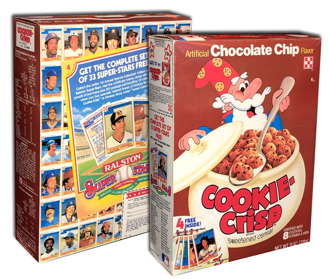 Cereal Box: Cookie Crisp (Baseball Cards)