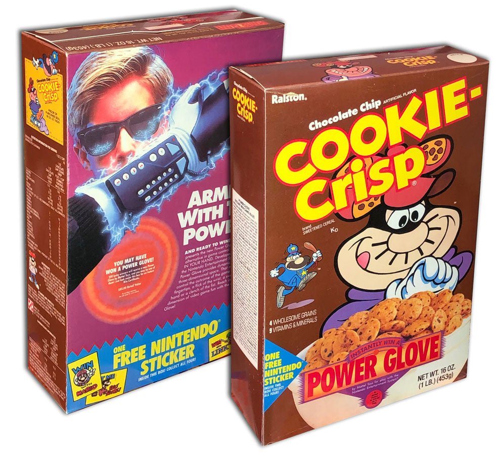 Cereal Box: Cookie Crisp (Nintendo Power Glove) – The Toyroom Repro &  Custom Packaging