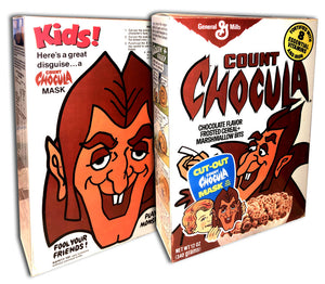 Cereal Box: Count Chocula (Chocula Mask)
